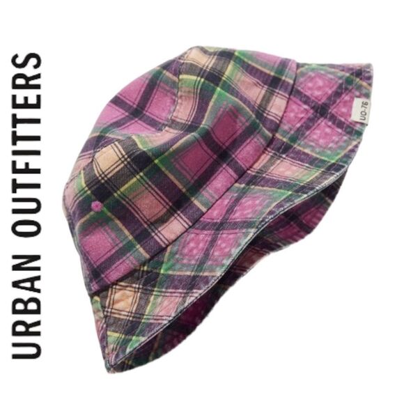 UO Urban Outfitters Billy Printed Canvas Bucket Cap Hat - Picture 3 of 3